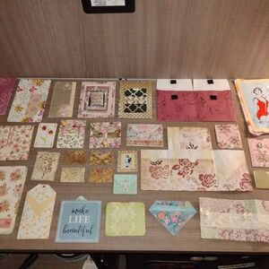 Handmade junk journal ephemera